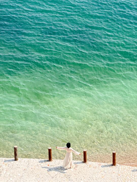 悬崖果冻海💚原来山东真的有个“马尔代夫”‼️