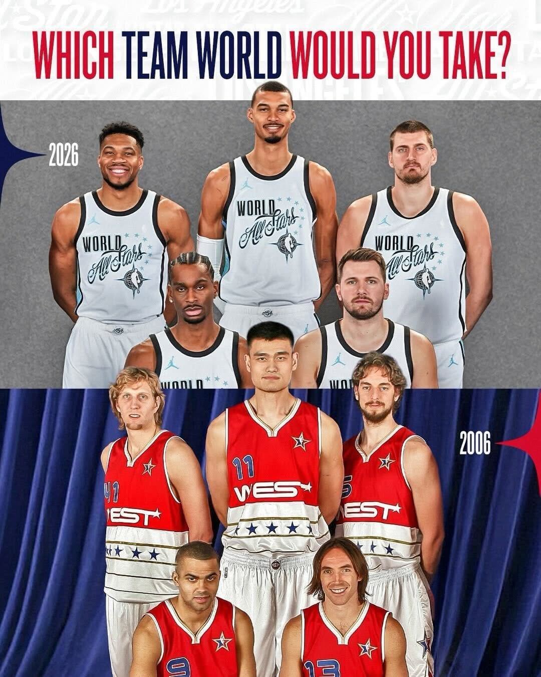 这阵容，下面几乎赢不了啊新赛季篮不住NBA