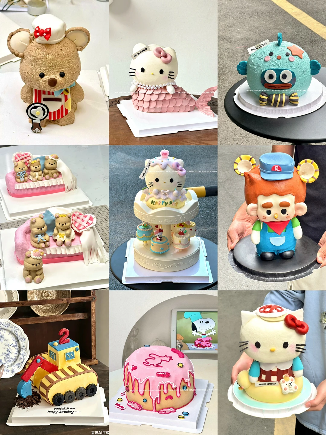 🍰蛋糕合集：存一些敲可爱又特别的的蛋糕！！