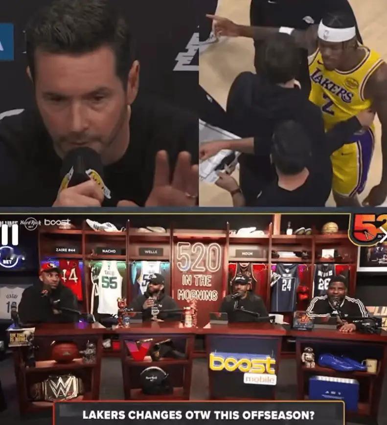 杰夫蒂格公开抨击雷迪克：“你不能这么说，兄弟。你是主教练，你得去承担责任。你不能