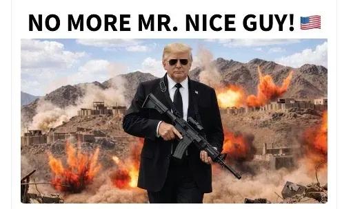 【蛮横与无理取闹】
美国总统特朗普4月29日表示，美国同伊朗正在通过电话进行谈判