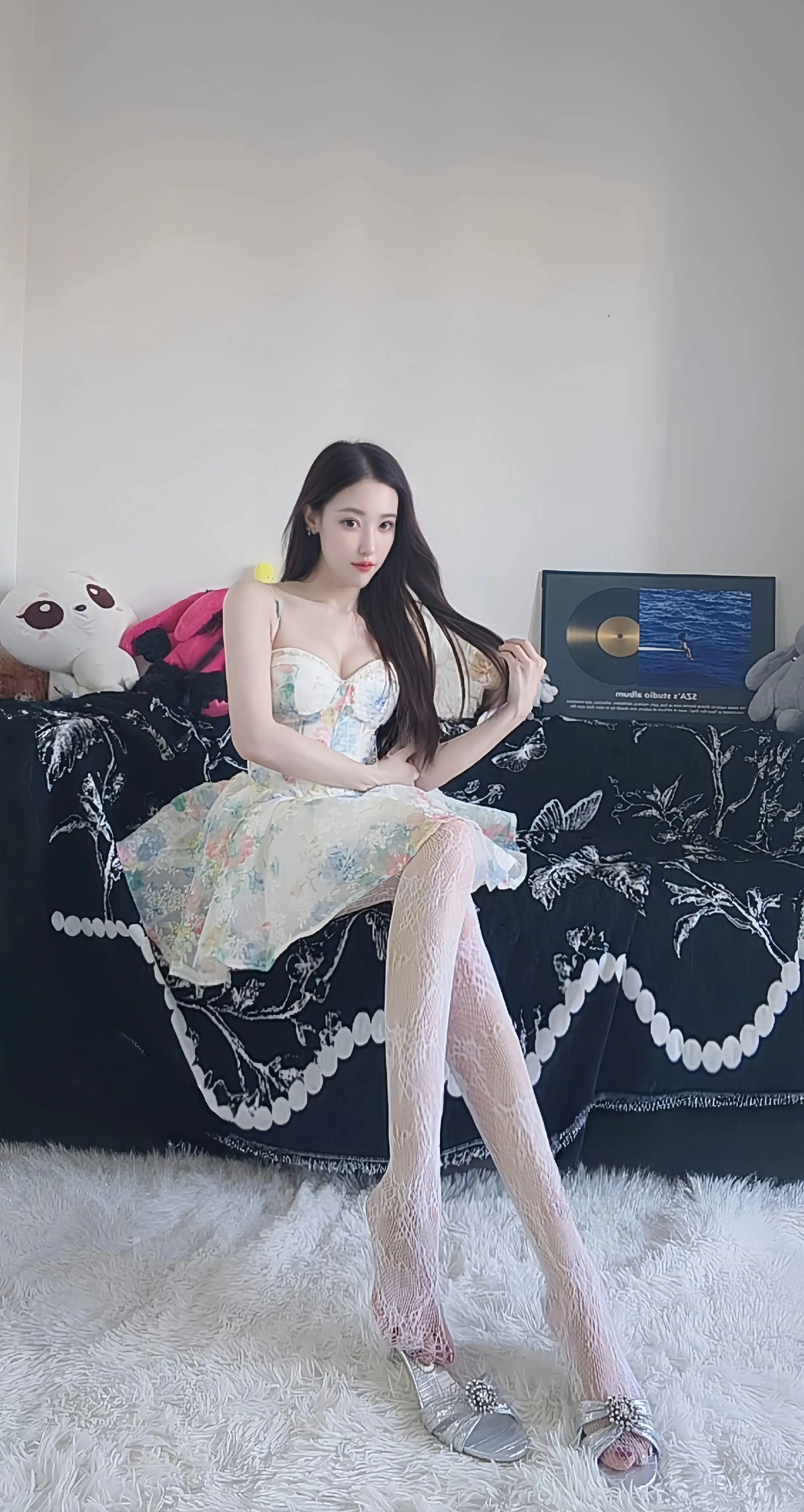油画裙🎀白蕾丝。，  