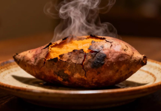 爱吃烤红薯的人天塌了吃红薯得挑对做法，蒸着煮着吃的话，升糖指数是77，但要是烤着