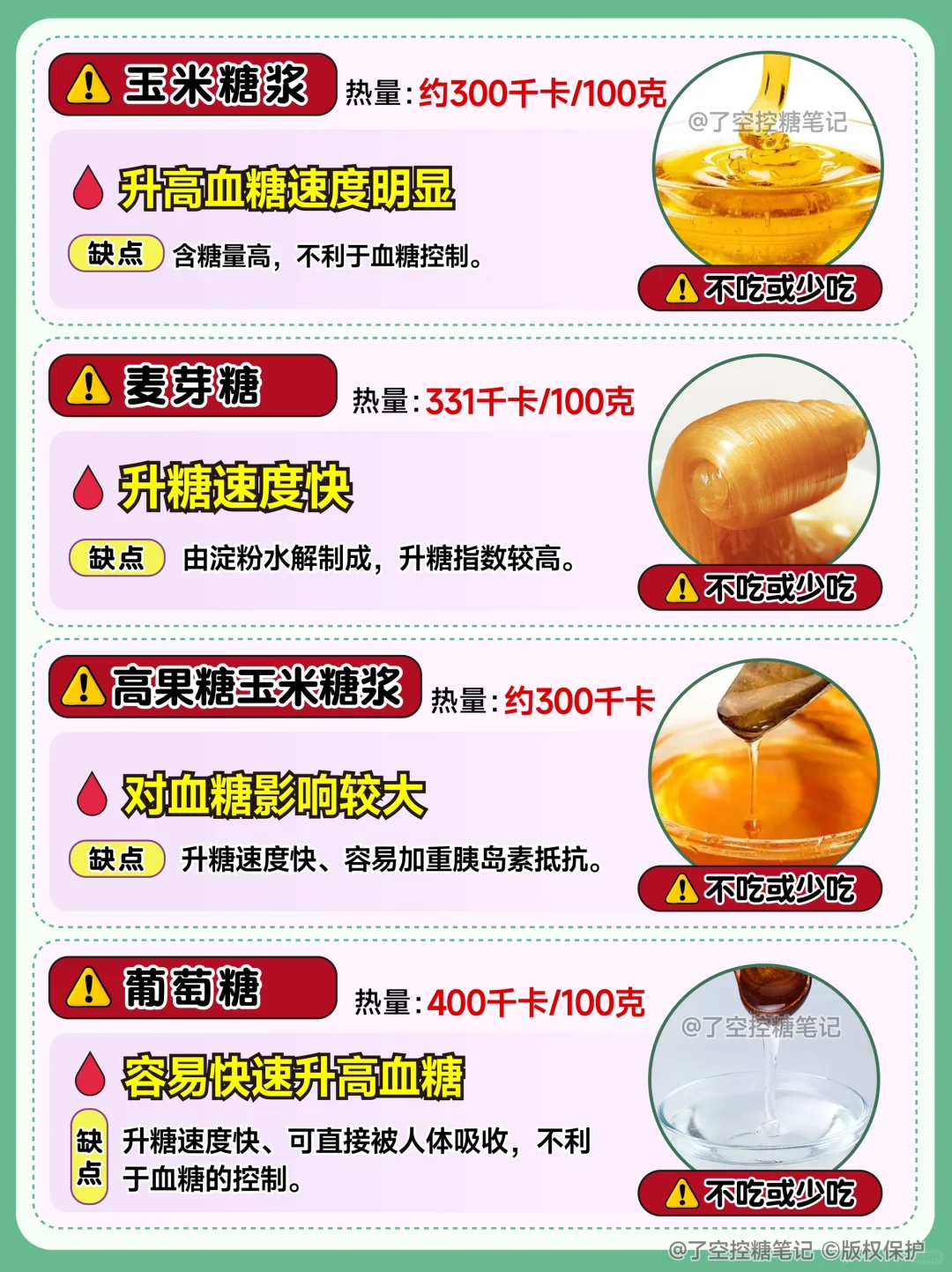 🍬 生活中的“糖”8吃8不吃❗️