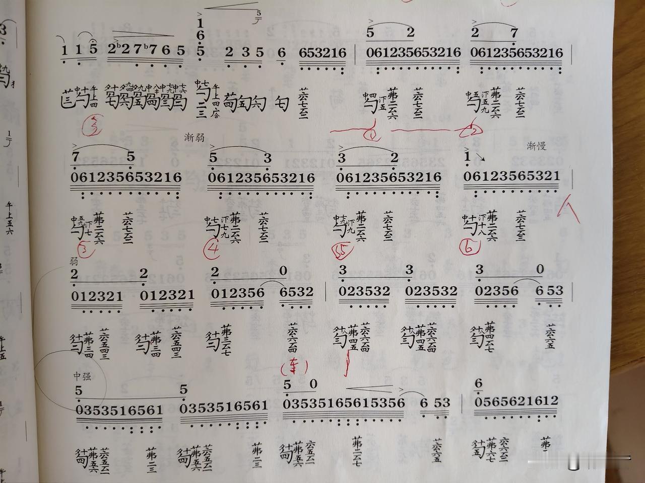 昨天晚上去学了巜流水》最难的地方，就是传说中的72滚拂，只学了一小段而已。老师说