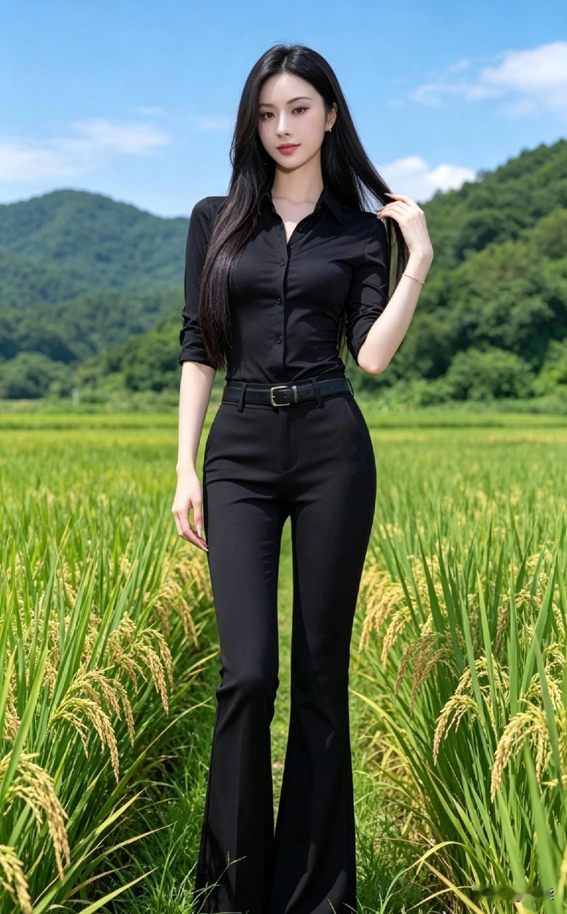 美女下乡了