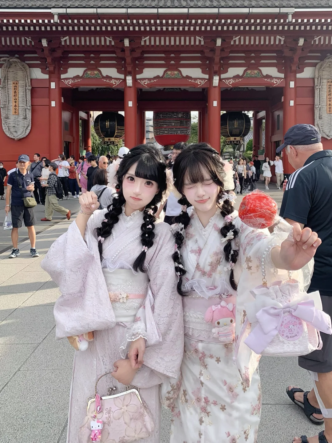 在浅草寺穿和服真的会被围观…