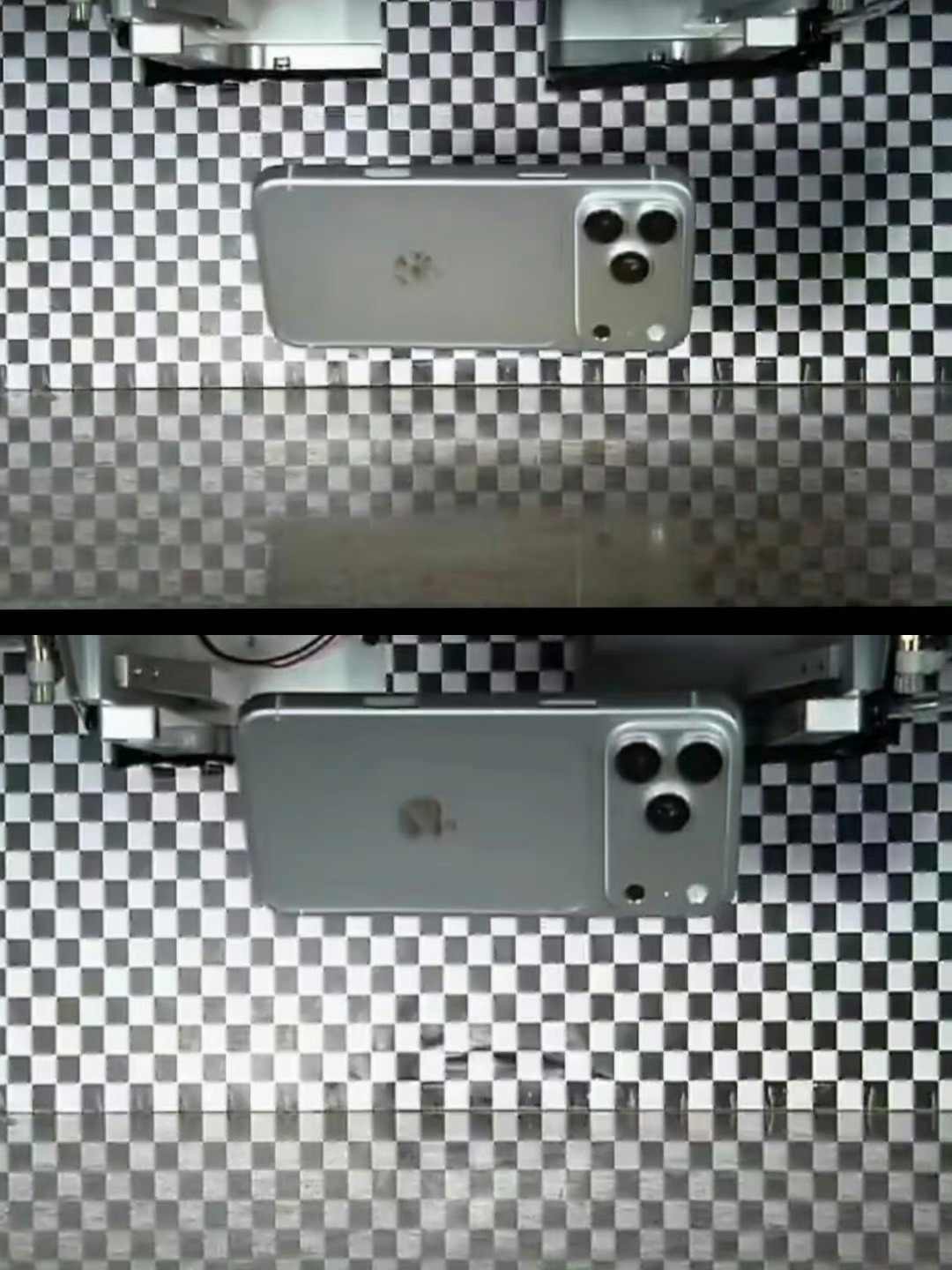 看来苹果18 Pro 系列依旧是铝合金边框，经过一年的市场检验这铝合金真的软，也