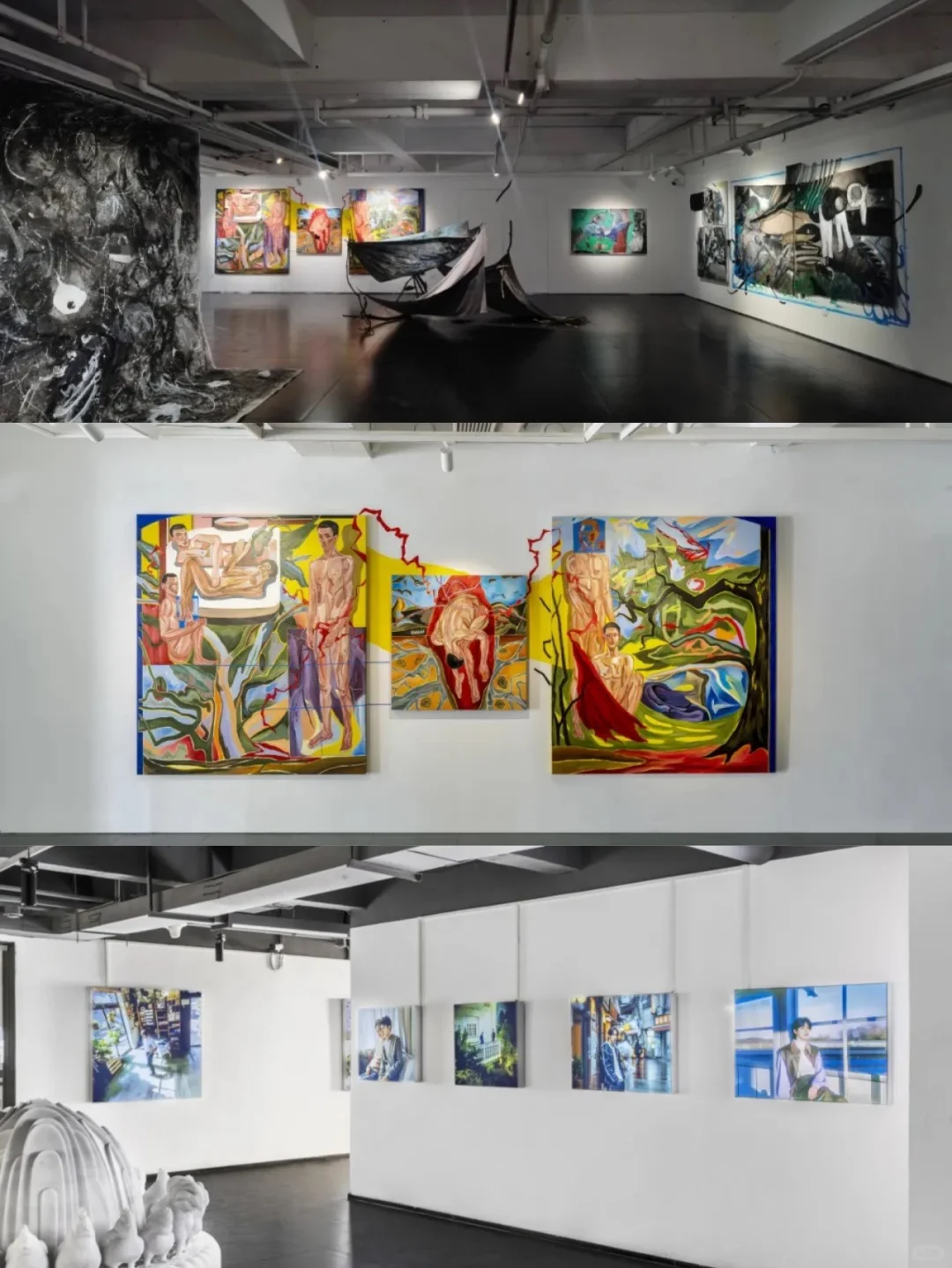 躲避暴雨🌧高温☀️在室内看个展👀