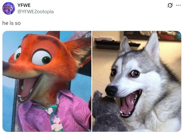 疯狂动物城2 新预告中的萌点细节，狗里狗气的狐尼克[哈哈][泪奔]  狐兔比心自