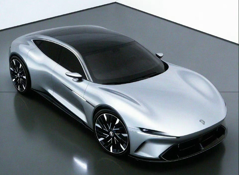 听说图一是尚界轿跑渲染图，看起来有点熟悉，不过确实帅，如果真能做出来就牛了