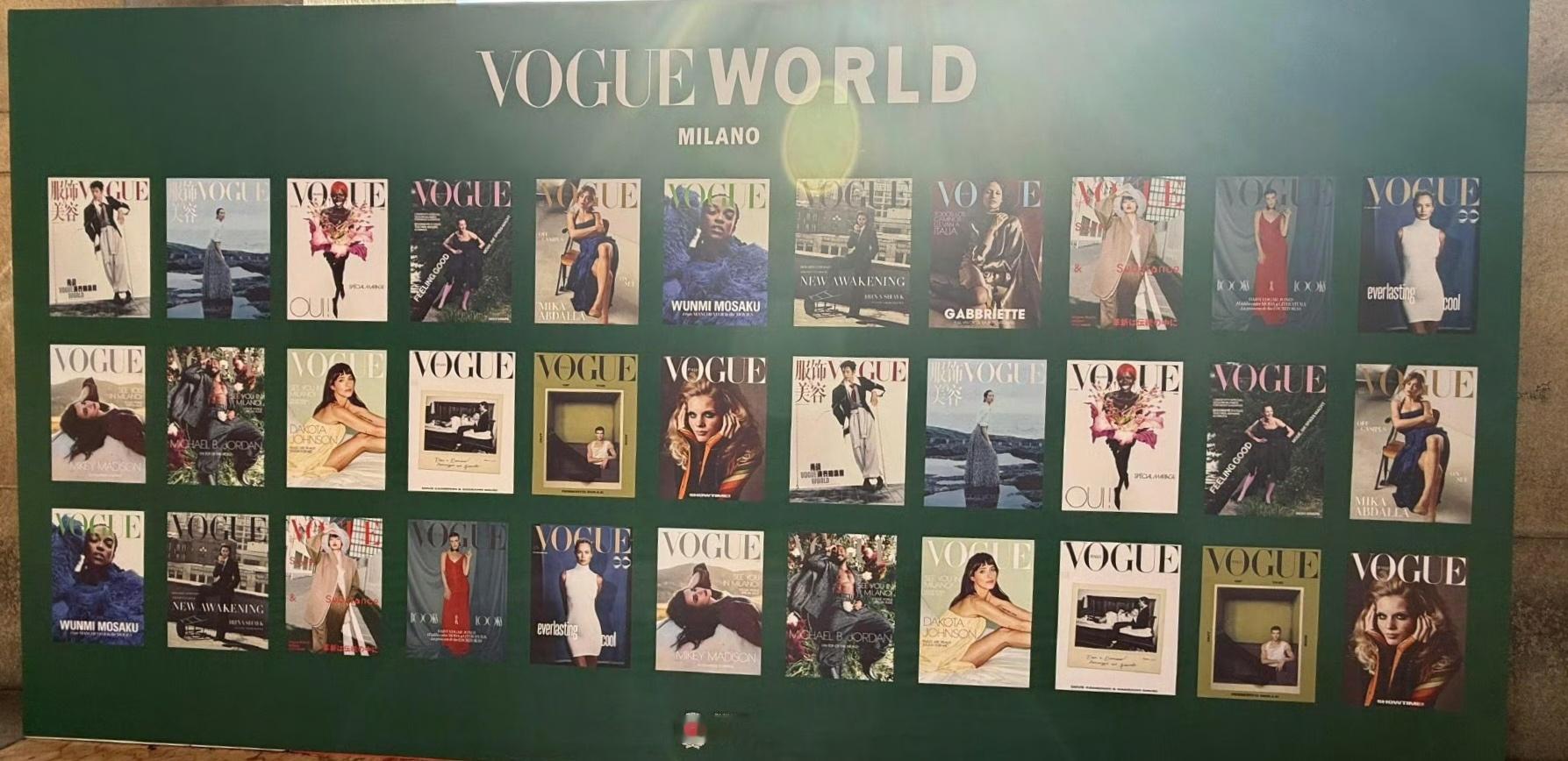 肖战vogueworld封面墙首位是谁还没看到啊不会吧不会吧不会吧 ​​​