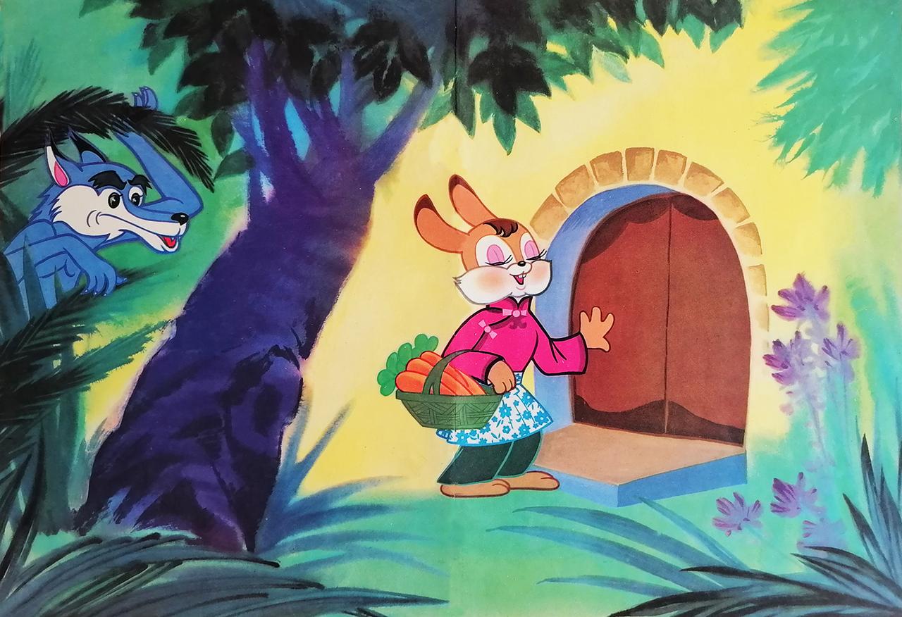 你一定听过的童话，你未必看过的大师插画

《小兔乖乖》
几乎每个小朋友都会背的童