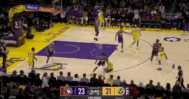 真超巨！东契奇首节就拿18分！
在今天NBA常规赛湖人对阵太阳的第一节比赛中，东