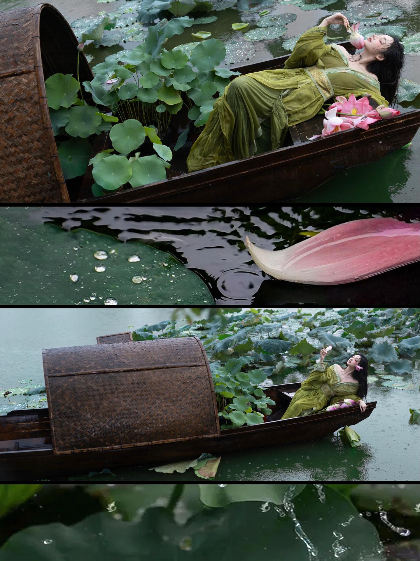 ‘画船听雨眠’。🌧