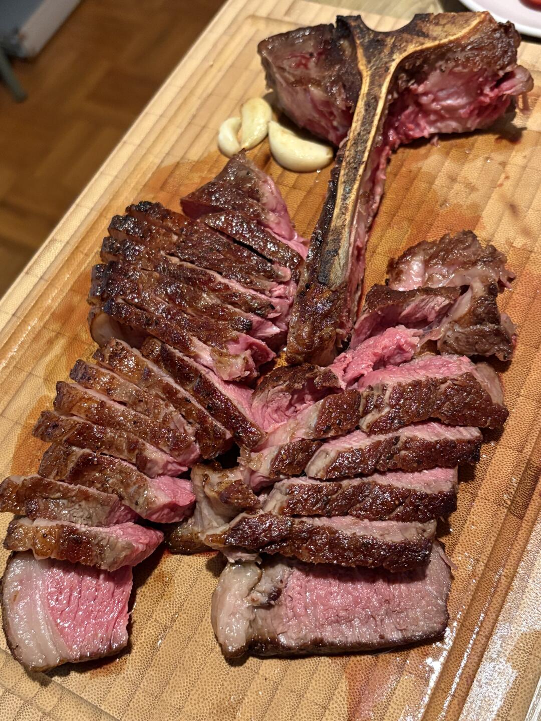 🇬🇧Waitrose干式熟成T骨牛排🥩肉张力拉满