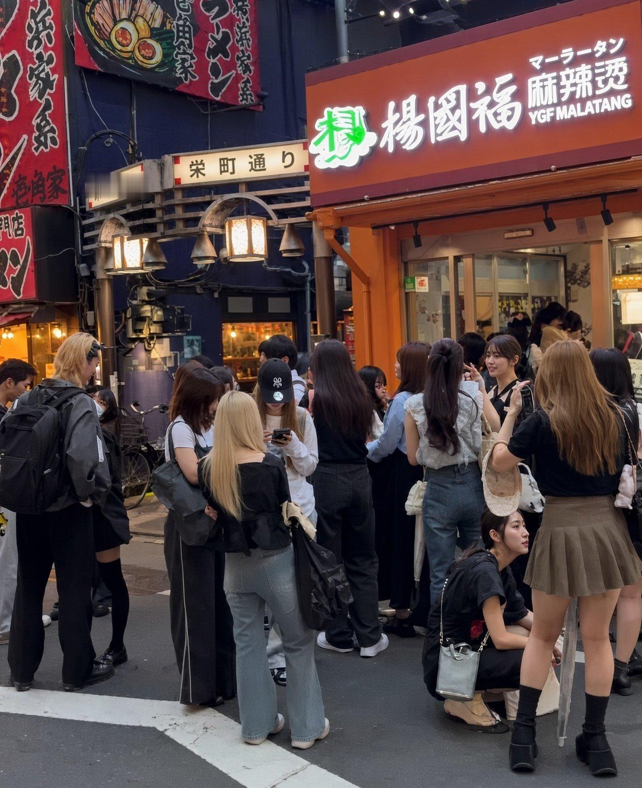 杨国福麻辣烫在日本突然爆火了，主力消费者全是年轻女生。
目前在日本经营麻辣烫的门