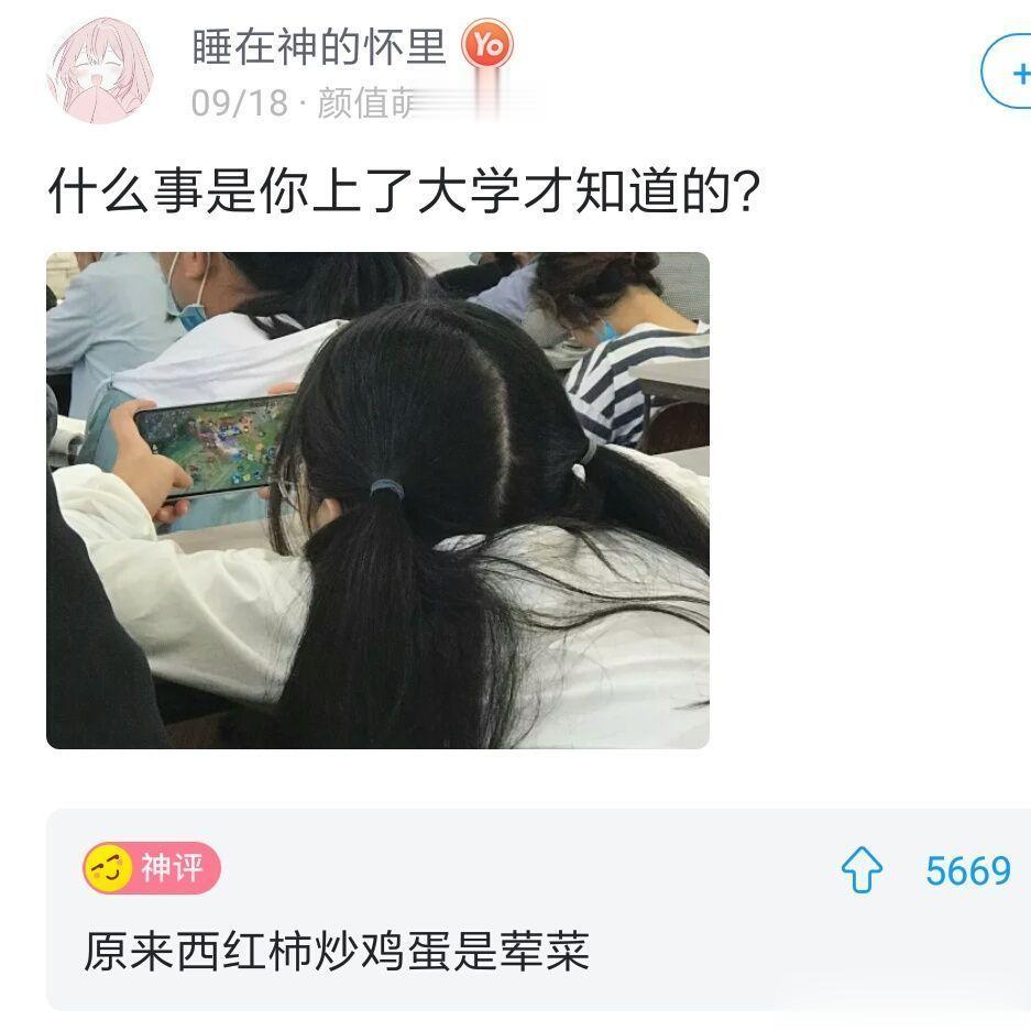 什么是你上了大学才知道的 ​​​