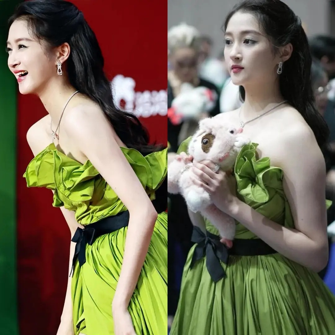 关晓彤的这个胳膊直接让我幻视刘亦菲 ​​​