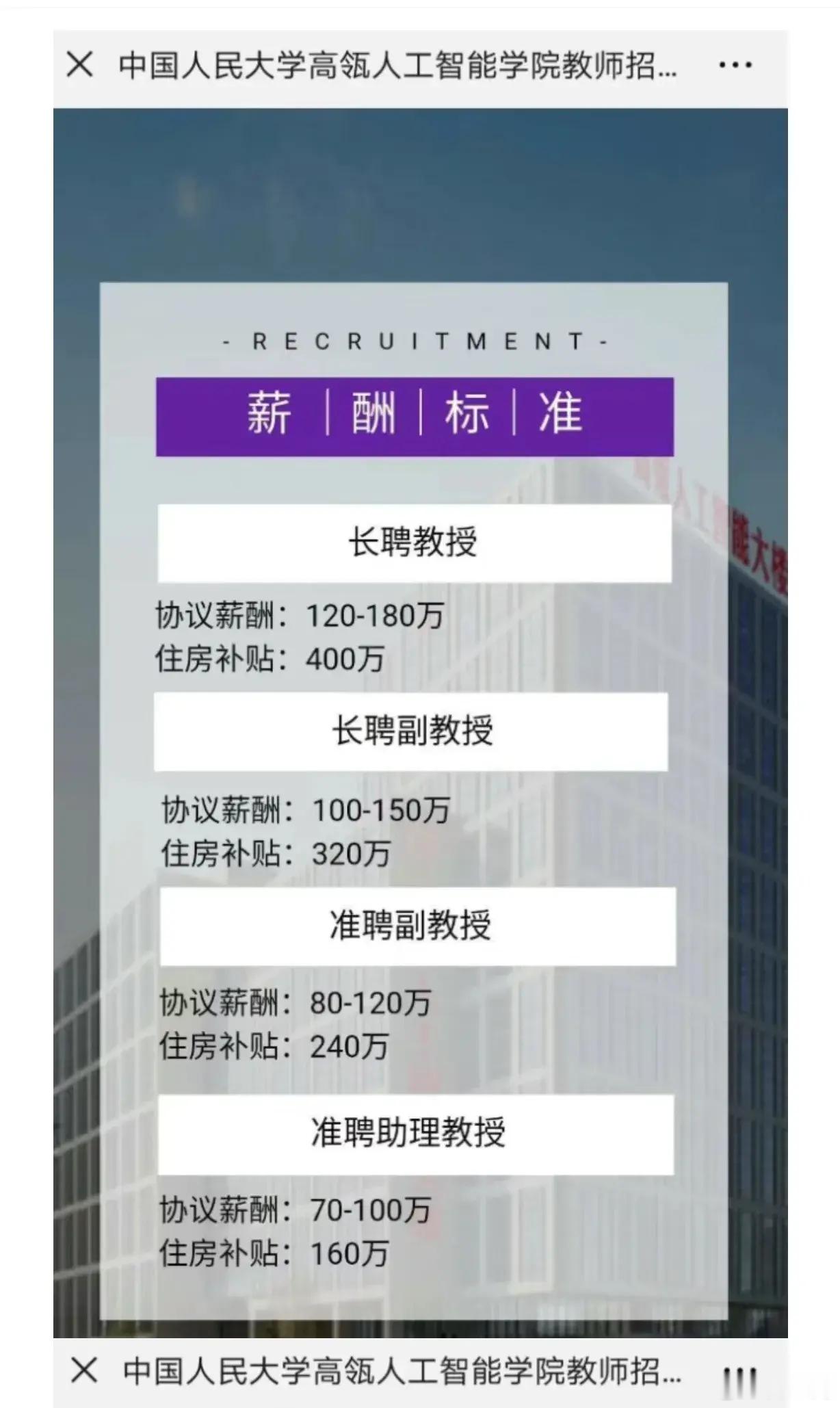 人大高瓴人工智能学院是个什么性质的部门？开的待遇真不错。 ​​​