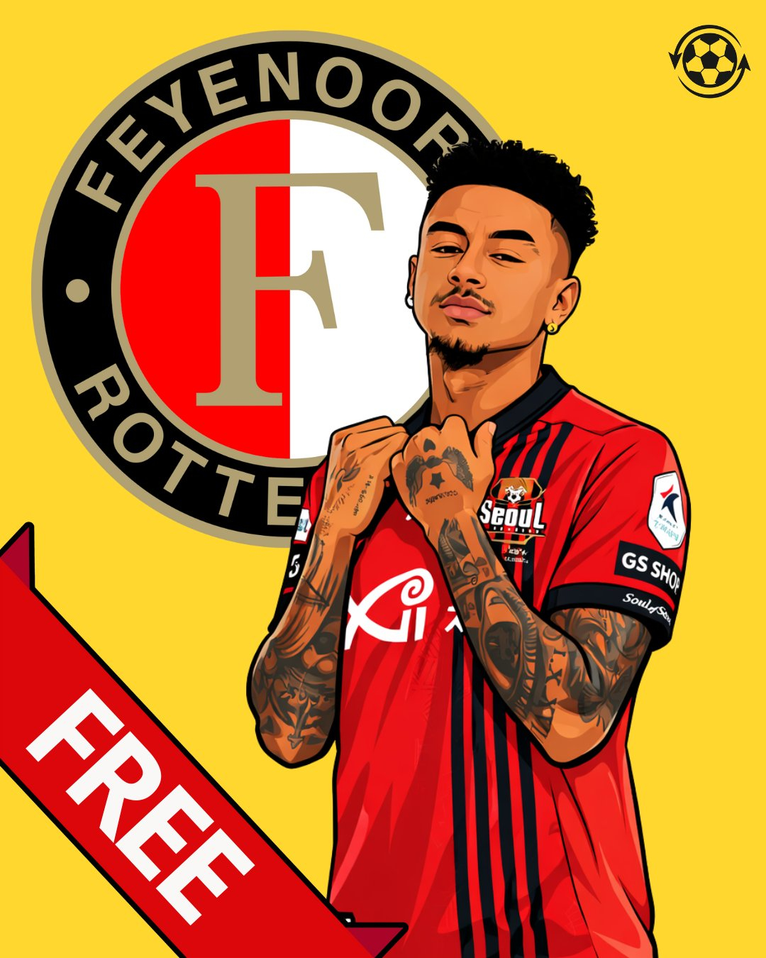 费耶诺德是众多有意引进杰西·林加德的俱乐部之一，林加德在离开首尔FC后成为自由球