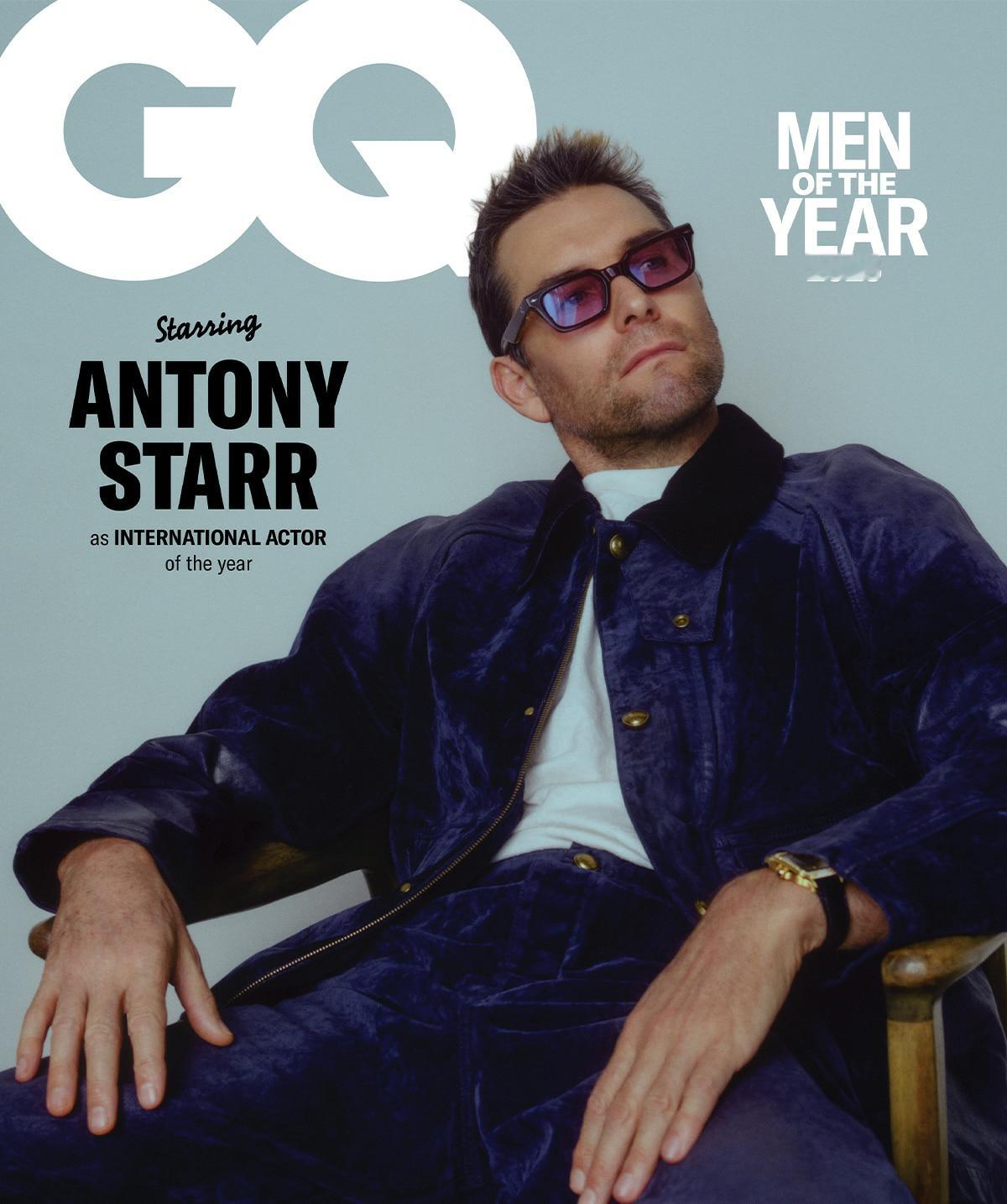 斯文老乡人！黑袍纠察队祖国人Antony Starr登上澳洲《GQ》年度男士刊封