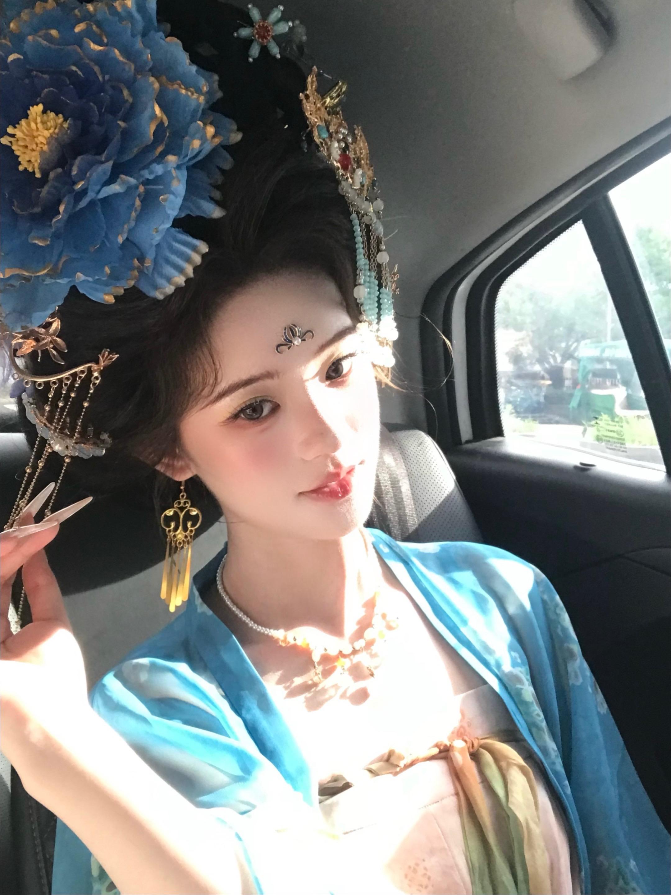 复原唐风 大唐 复原妆 唐制汉服 乌镇