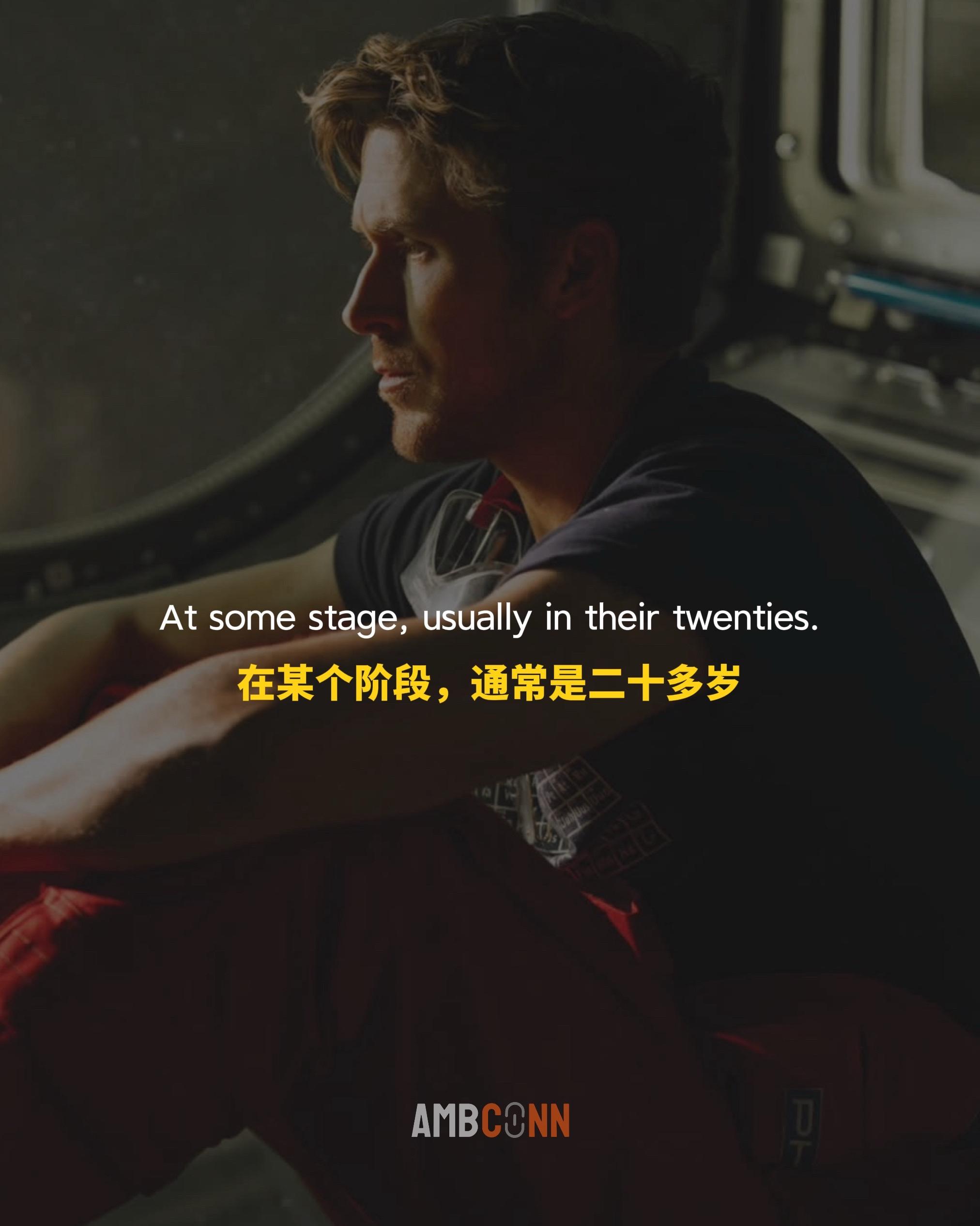 在某个阶段，通常是二十多岁，你会发现身边的人不再相信自己。无论你怎么努...