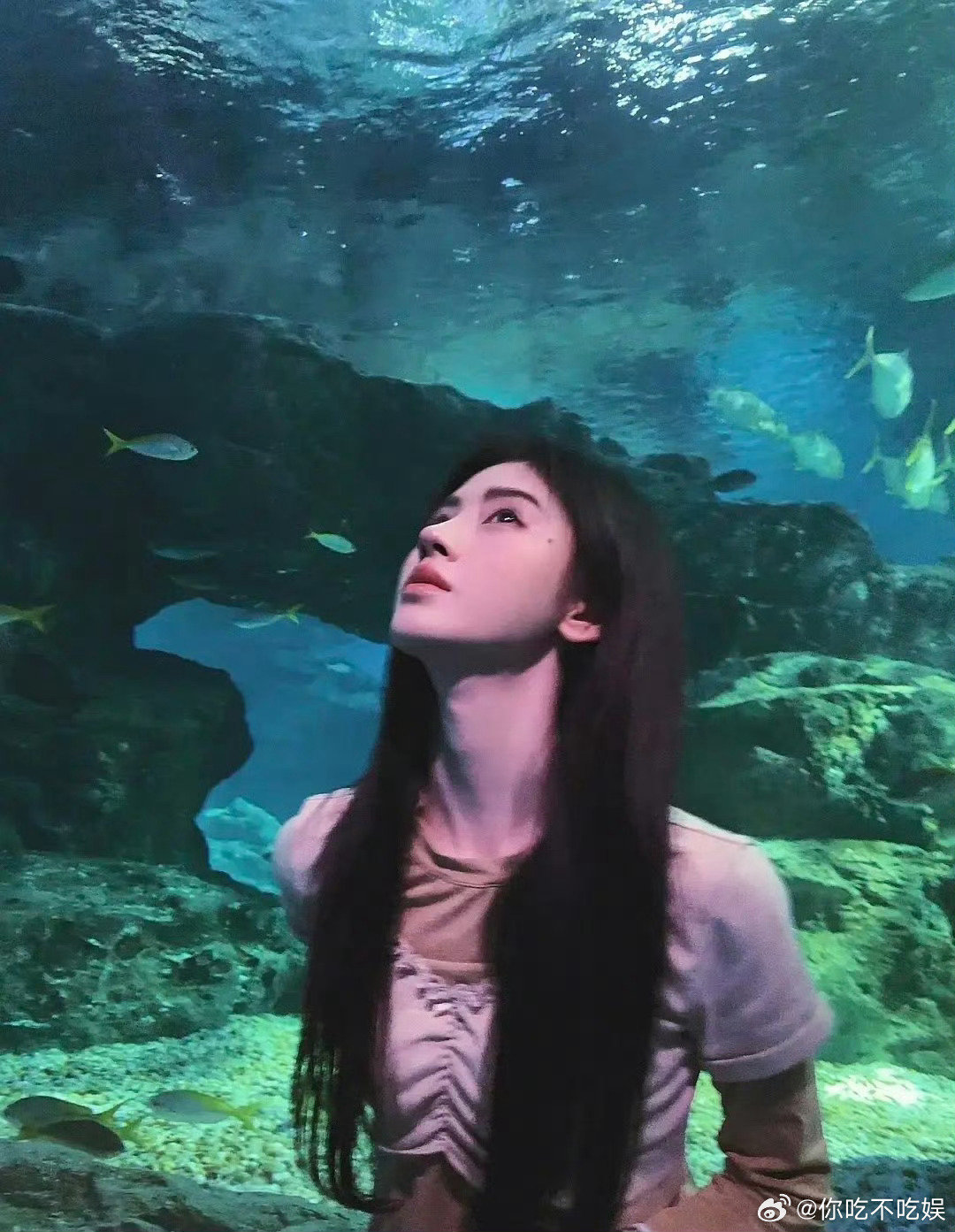 同角度照片，怎么赵露思就给人一种摆拍的感觉 