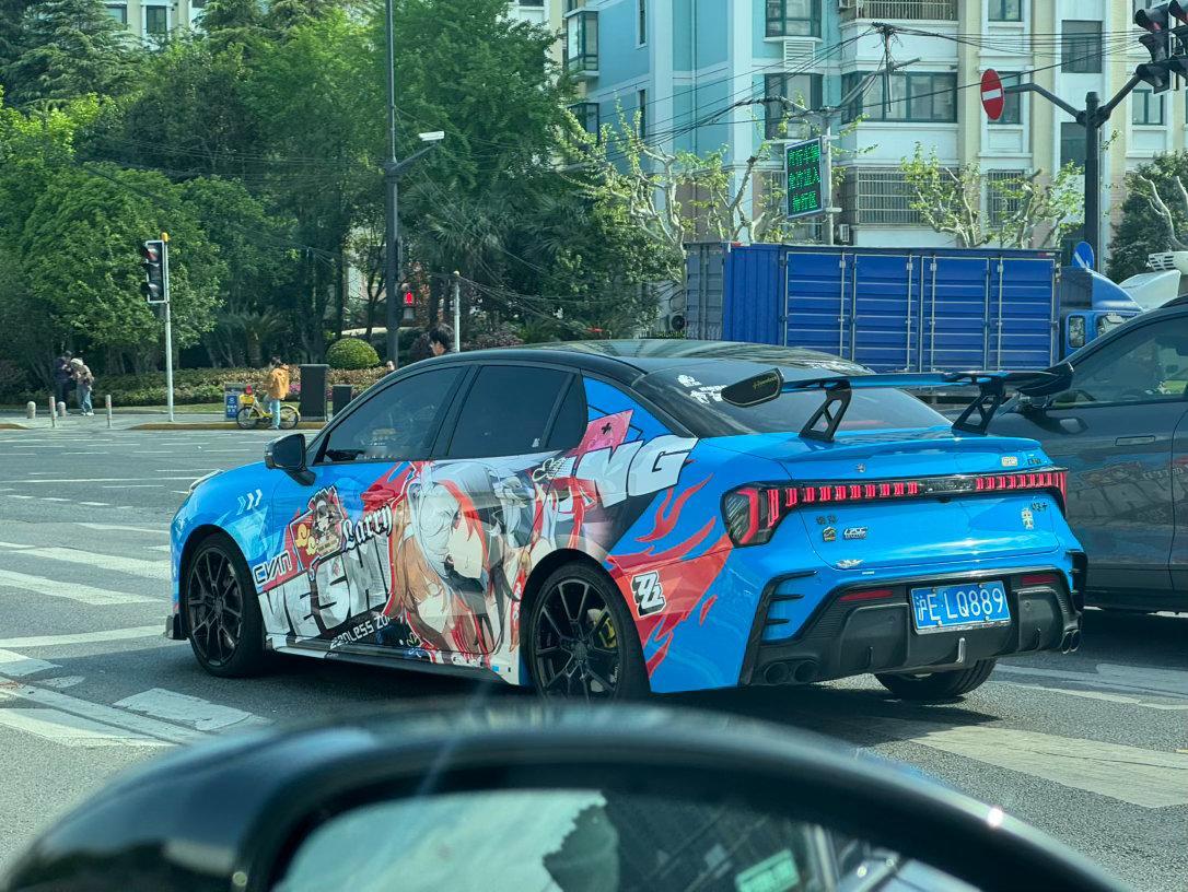 哇，领克动画片车