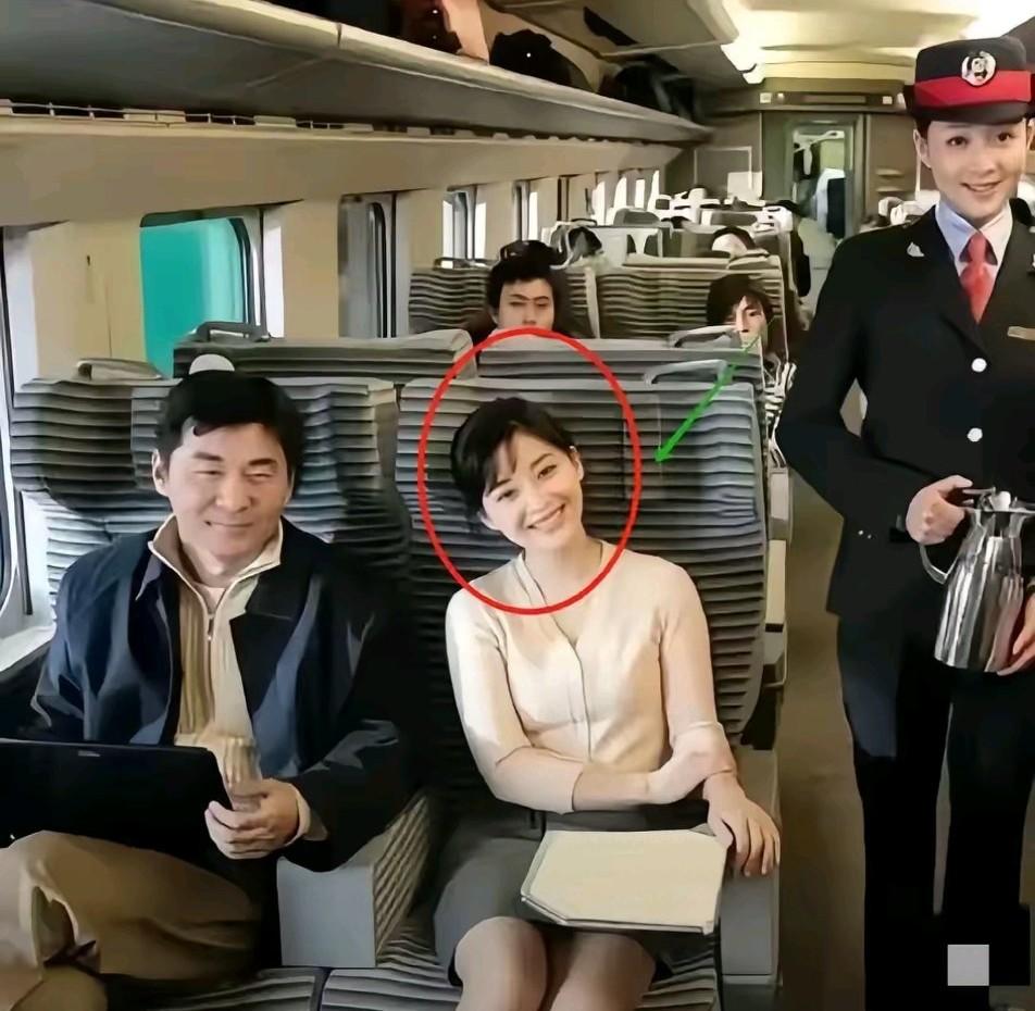列车员居然比梅婷还漂亮。