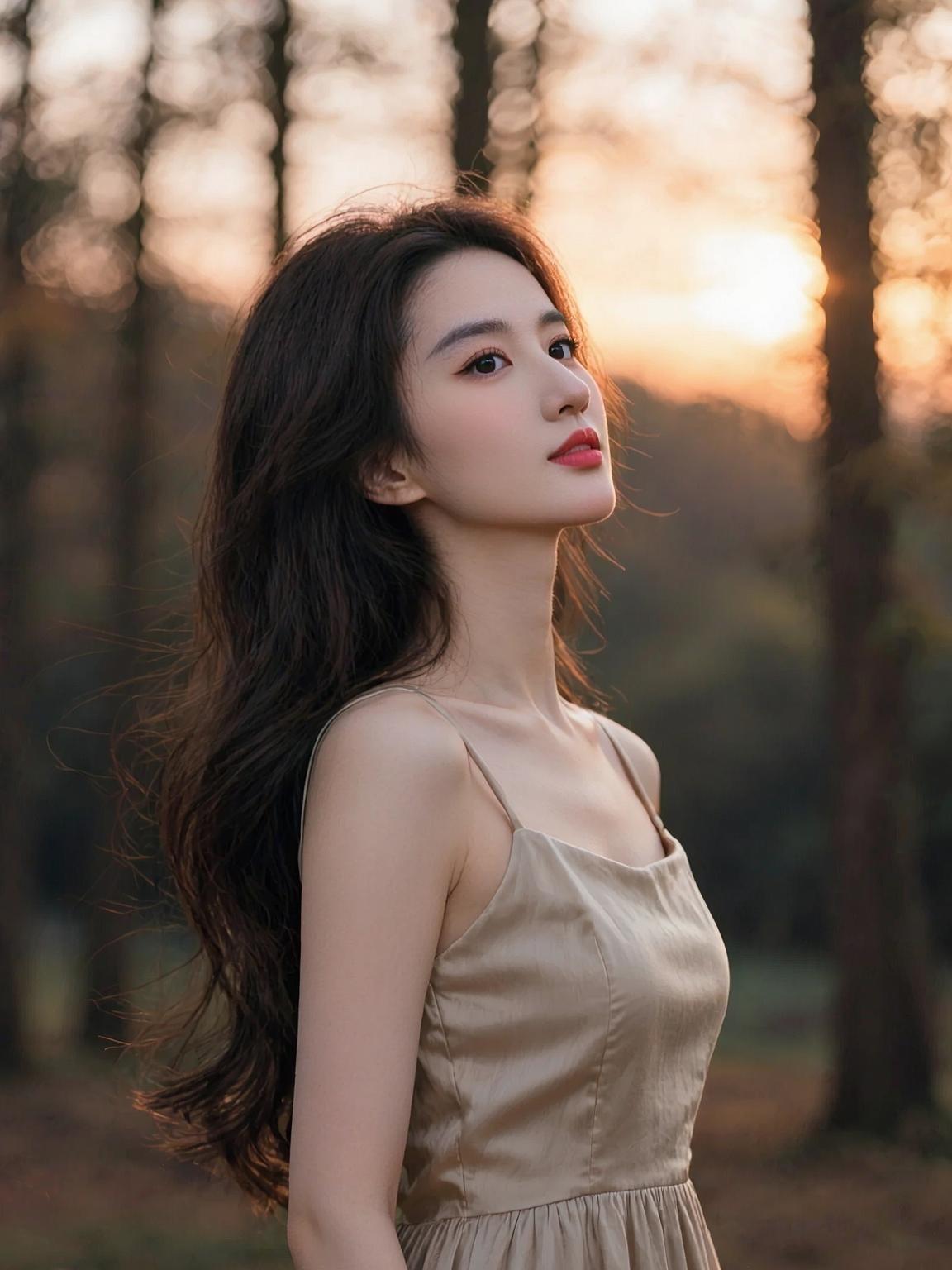 黄昏氛围感写真 抖音ai创作