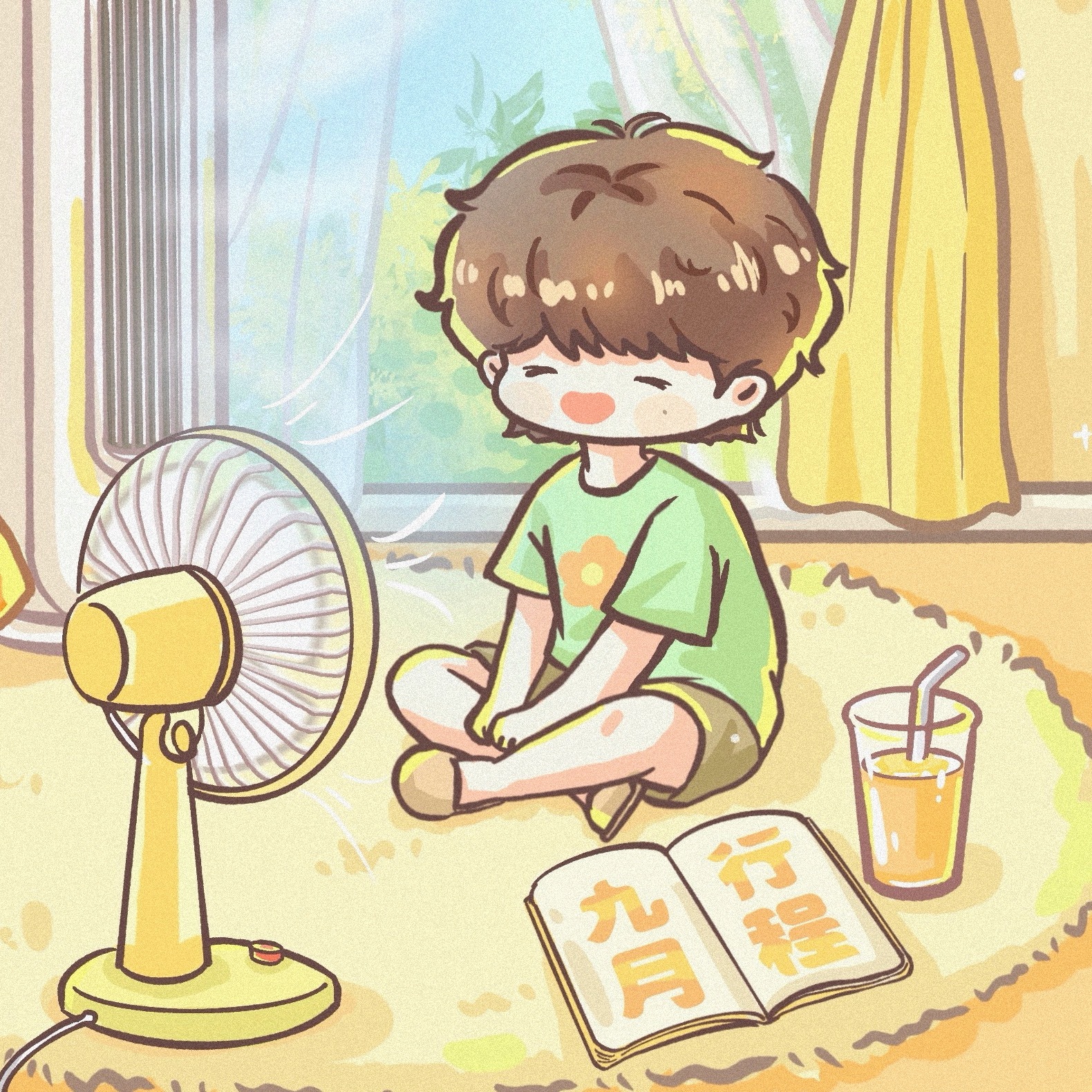 衣服上都是萌萌的小花花[可怜] ​​​