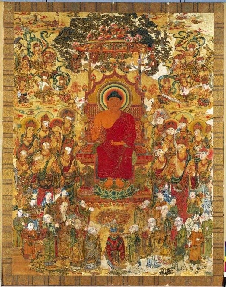 唐代·释迦如来说法图 | 奈良国立博物馆藏 ​ ​​​
