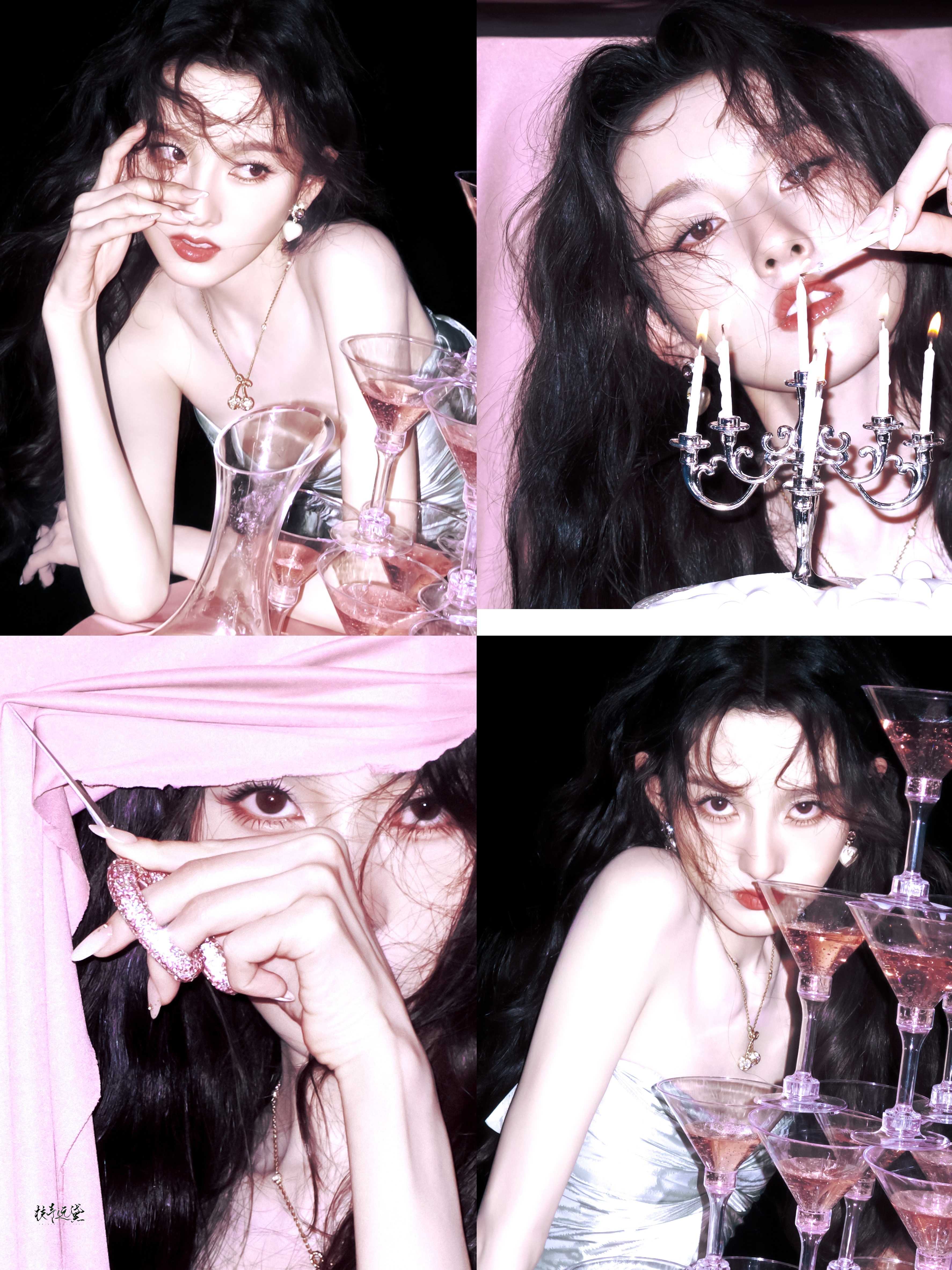 宋祖儿/纸醉金迷🌆🎞杨紫孙俪宋祖儿同框合影 *宋祖儿薄荷绿抹胸裙