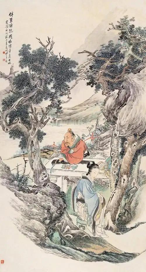上联：夫妻对坐常无语
下联：[比心]

网络图片/诚谢侵删
