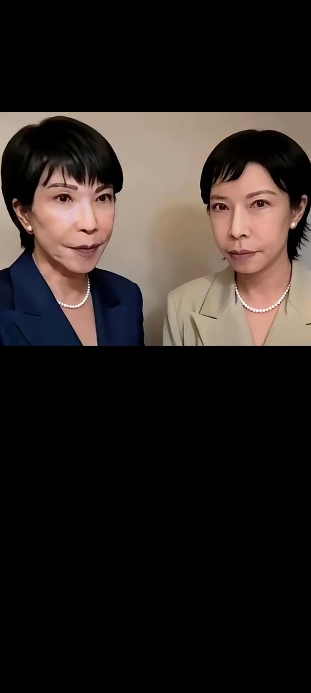 看这俩人，好像是一个模子里刻出来的!