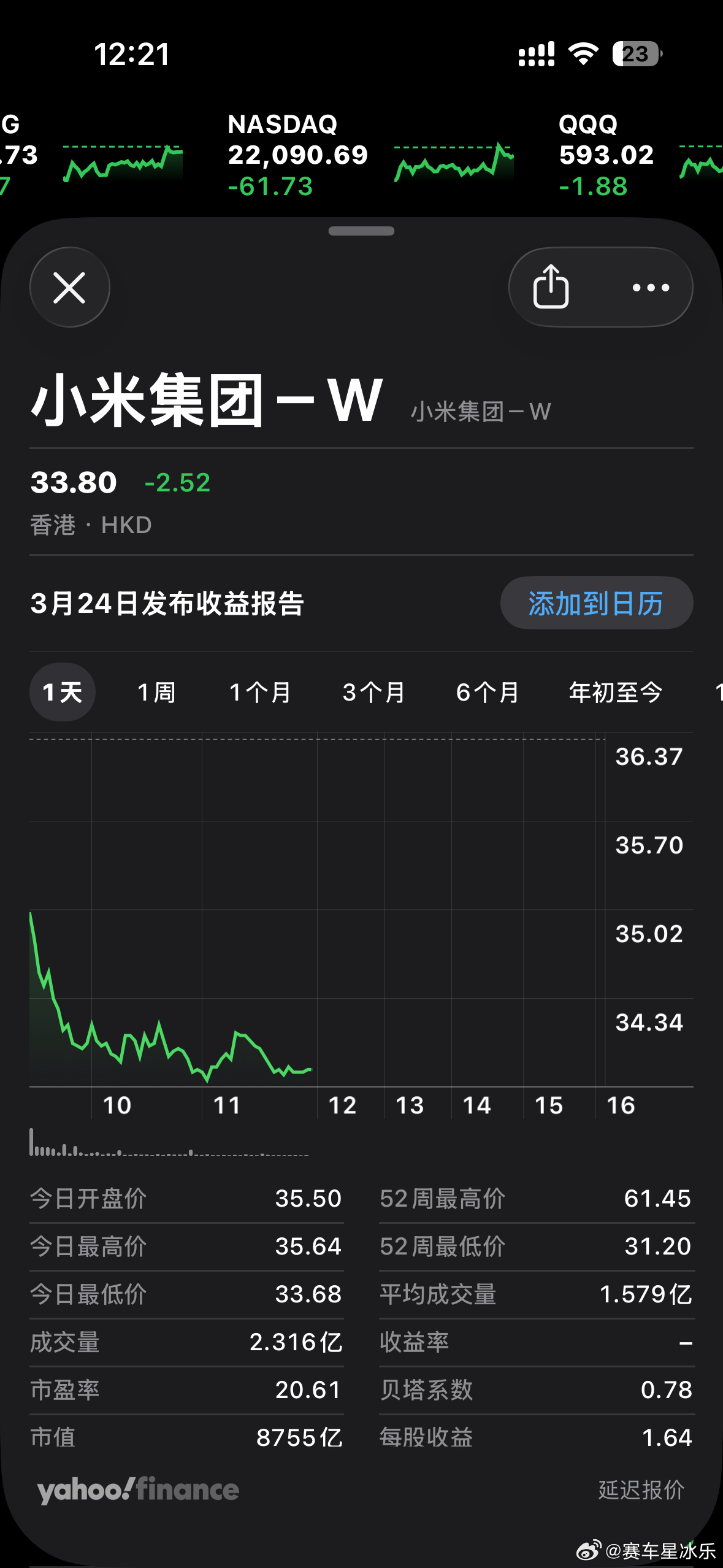 小米股价跌完全在“意料之内”配置增加那么多，内存涨价，购置税补贴减少，单车利润估