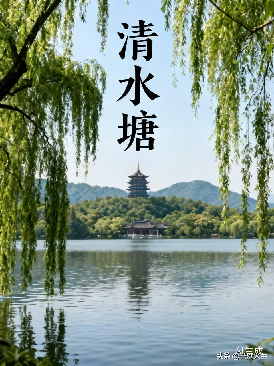 清水塘环境优美，清新雅静，是伟人与爱人杨开慧居住过的地方！