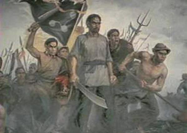 这就是中国人的不屈！1841 年 5 月，英军在广州三元里肆意侵扰百姓，当地数千