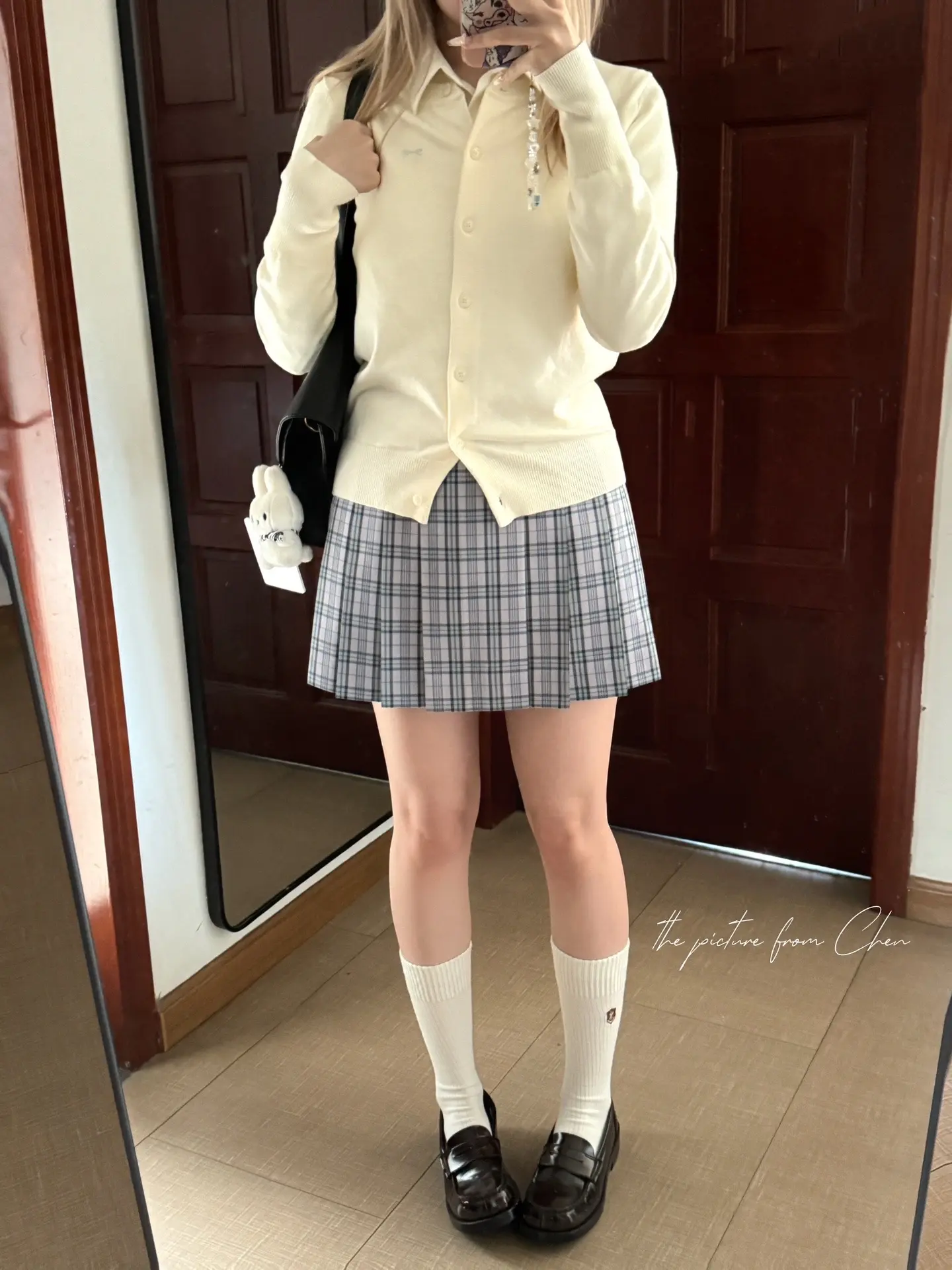 是楹楹！特别温柔的宽腰封前箱褶！