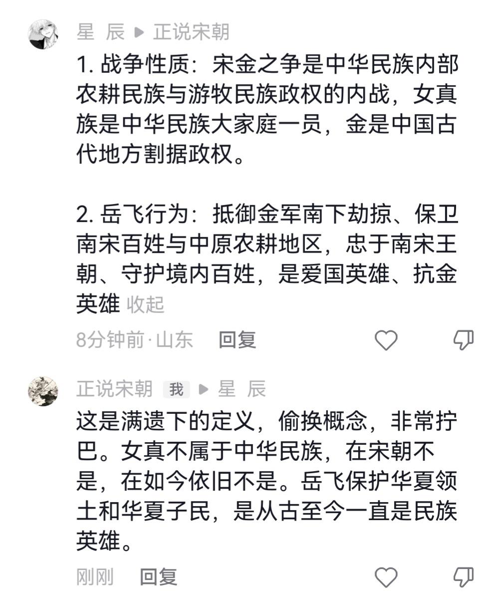 岳飞是民族英雄，不接受反驳