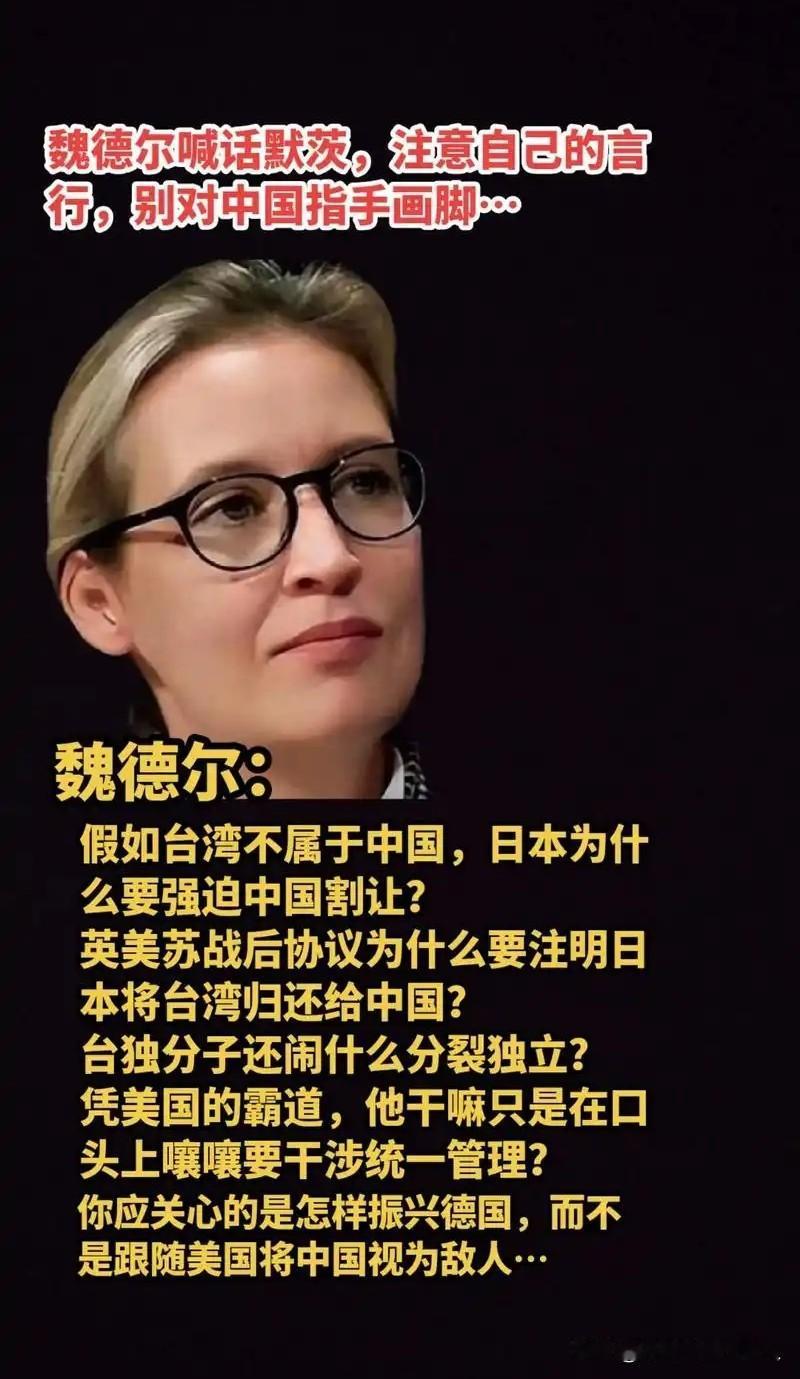 德国“非主流”女大佬爆火！怼政客、批战争、护经济，网友：终于有人说真心话了
在德