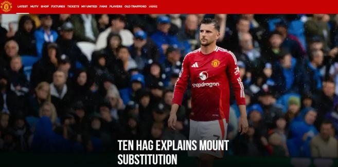 叕伤了？滕哈赫谈半场换下芒特：被迫的，他有点问题，我不想冒险08月25日讯 曼联