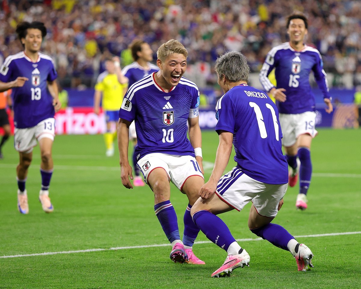 サッカー日本代表世界杯 【試合終了】前田大然破门，日本代表战平瑞典，以小组第二出