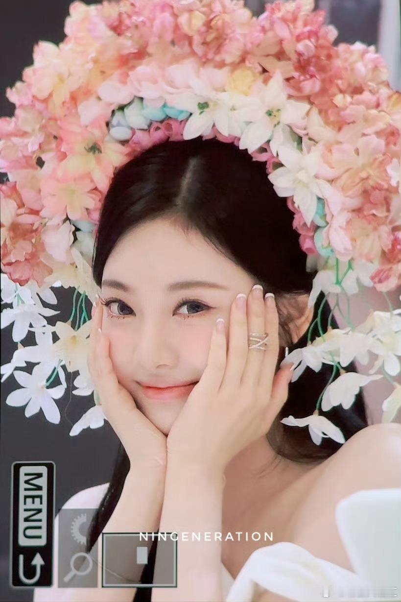 #宁宁簪花#清纯可爱[打call]#明星大咖汇# ​​​