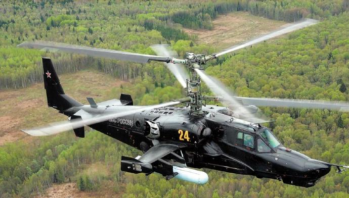 每天认识一件兵器  俄罗斯Ka-50“黑鲨”武装直升机Ka-50“黑鲨”是卡莫夫