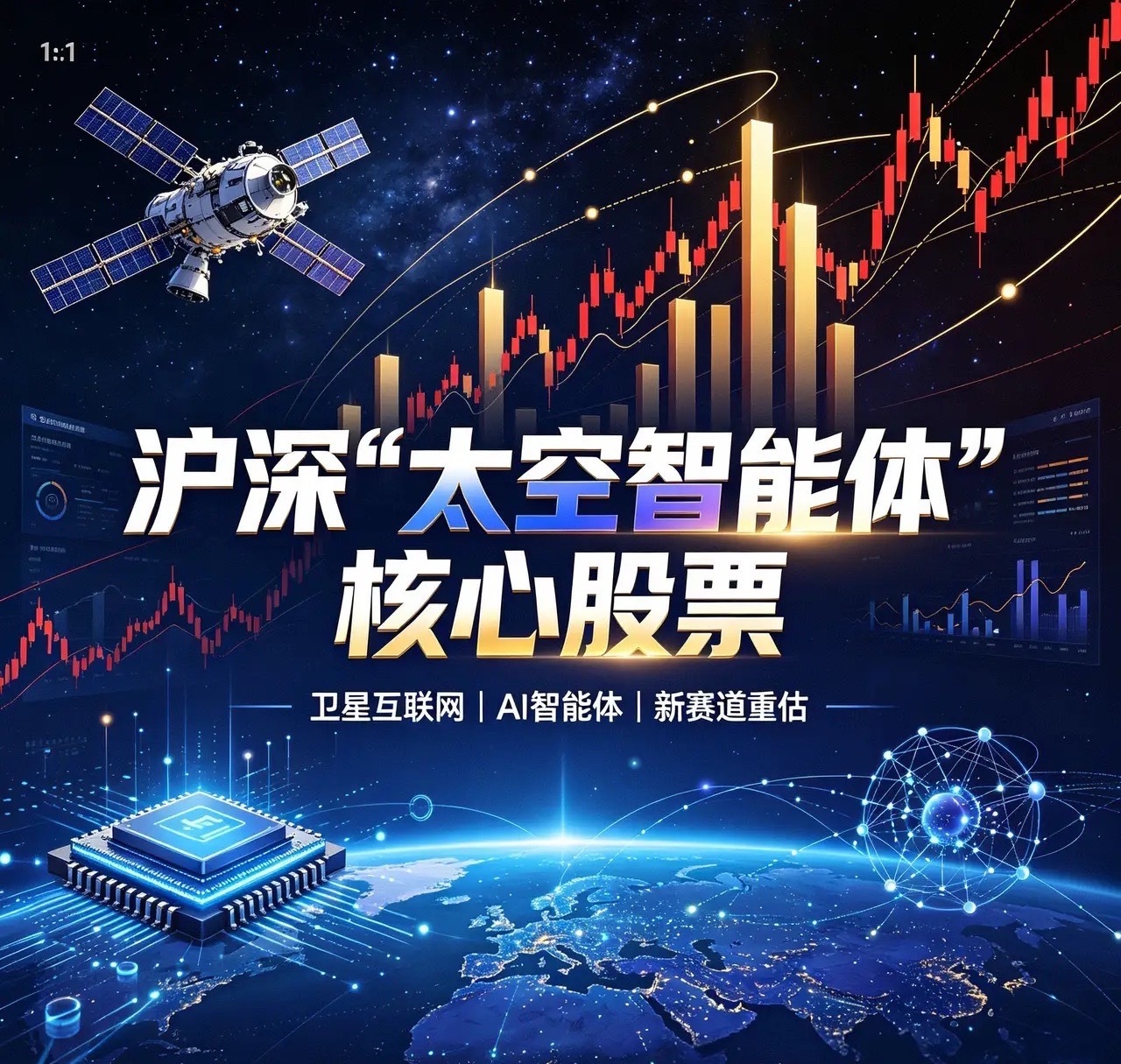 沪深“太空智能体” 核心股票一. 星载AI芯片（太空智能体的“大脑”）1、航宇微