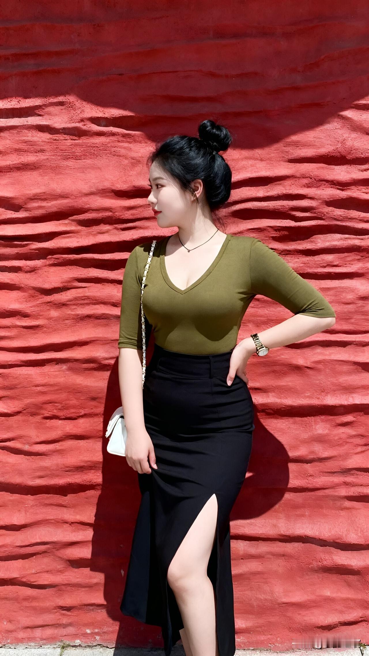 网红墙拍照才懂的真相：出片不靠背景靠搭配
 
“刚到网红墙拍照时真的很天真，以为