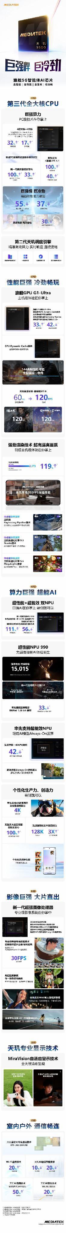 课代表火速爆料！天玑9500正式发布，第三代全大核CPU架构直接封神！台积电第三